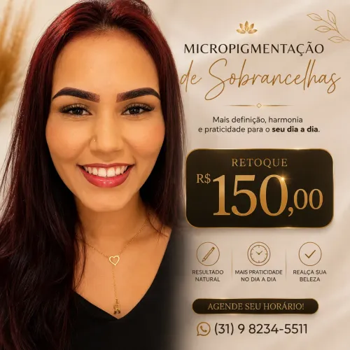 Micropigmentação de sobrancelhas