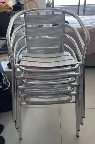 CADEIRA DE ALUMÍNIO