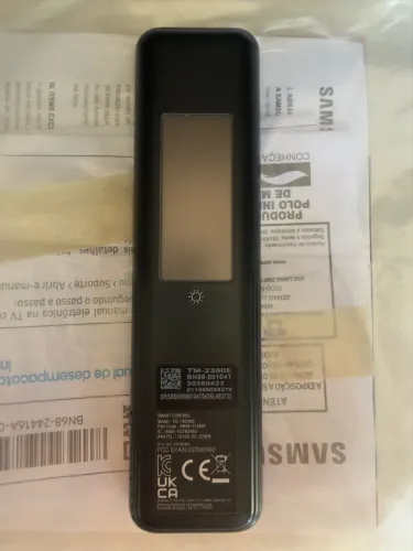 Controle Remoto tv Samsung Solar com mic