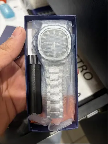 Relógio masculino aço inoxidável POEDAGAR