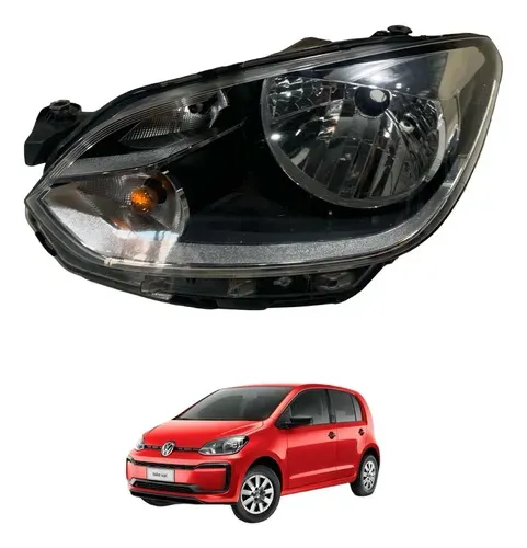 Farol Esquerdo Foco Duplo Volkswagen Up 2018 2019 2020 2021 Esquerdo/motorista