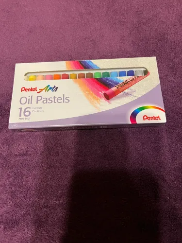 Giz de Cera Pastel Oleoso - 16 Oil Pastels Pentel