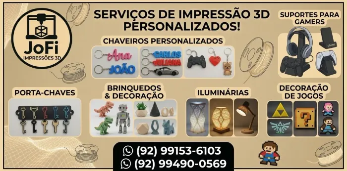 Produtos da Impressora 3D