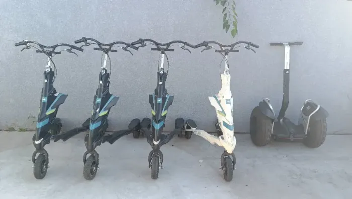 Triciclo Elétrico Trikke 48V Dobrável