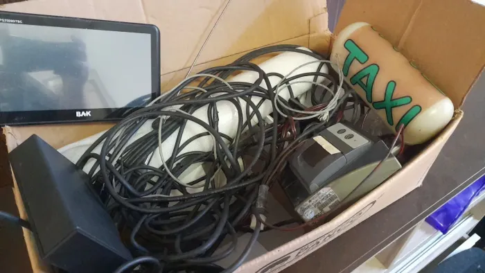 Cabo antena e impressora taxi