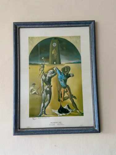 Quadro Salvador Dali gravura (reprodução)