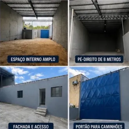 Alugo Galpão Novo / Av. das Torres / 1.000 m2