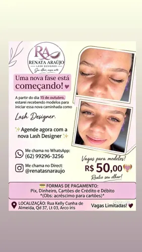 Extensão de cilios
