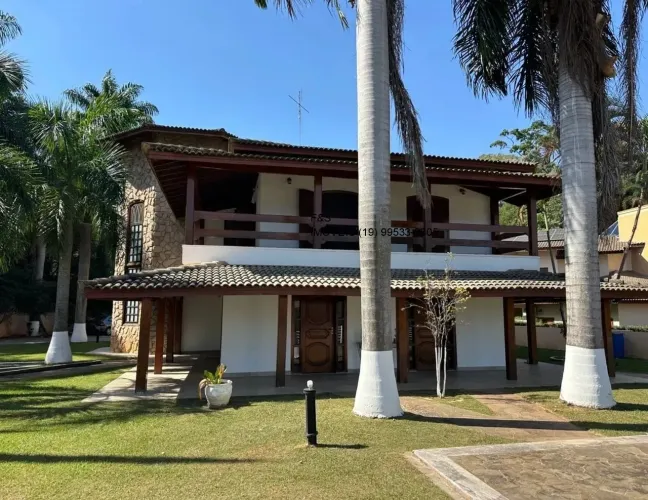 Chácara de luxo em condomínio à venda em Valinhos-SP, bairro Chácara Flora: 4 quartos, 4 s