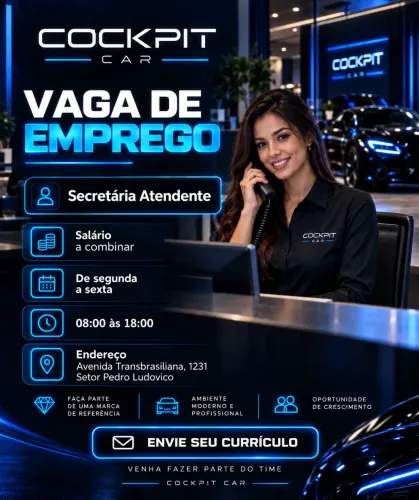 CONTRATA-SE SECRETÁRIA ATENDENTE