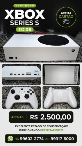 XBOX SERIES S - SEMINOVO