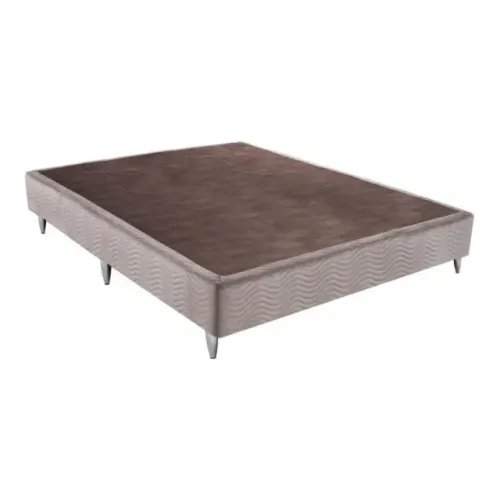 Base Sommier Casal 138x188x30 Camurca Bege Ortobom