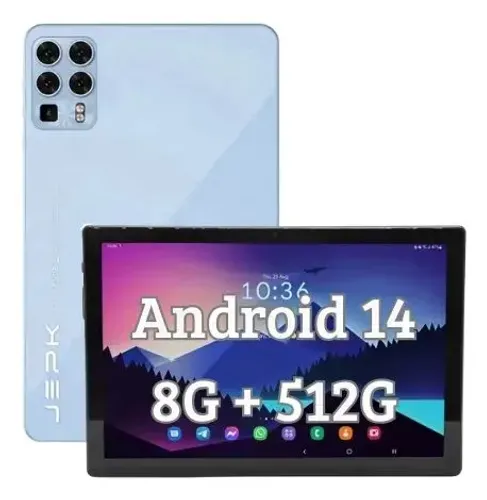 Novo Tablet T88 Pro 8gb Ram 512gb 5g Com Capa+teclado+caneta<br>