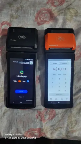 Máquina de cartão infinitpay smart R$ 200 cada
