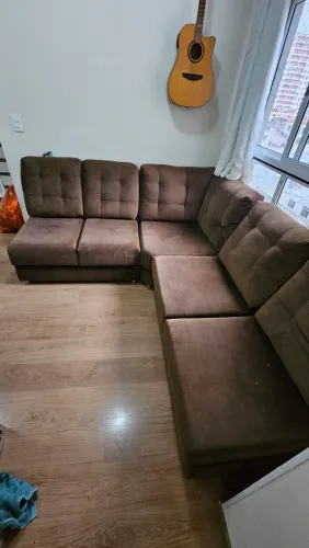 Sofá de canto retrátil