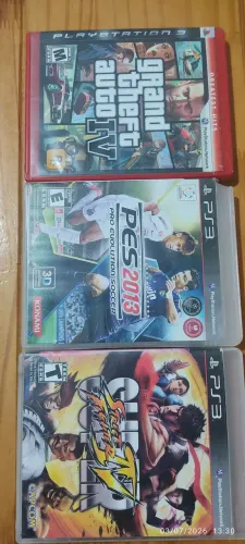 3 discos para Playstation 3 originais com manuais.