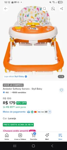 Andador de bebe 