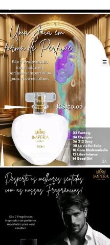 Perfumes femininos Fantasy 