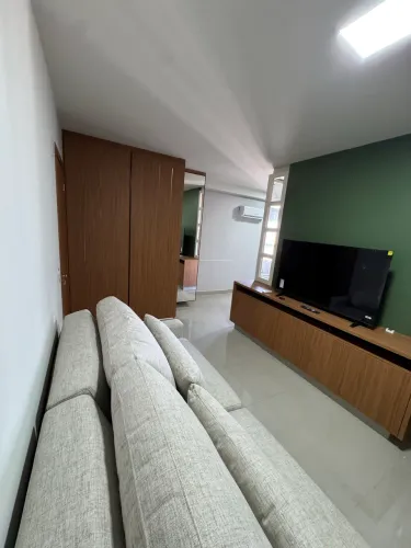 Alugo flat mobiliado alto do Bueno