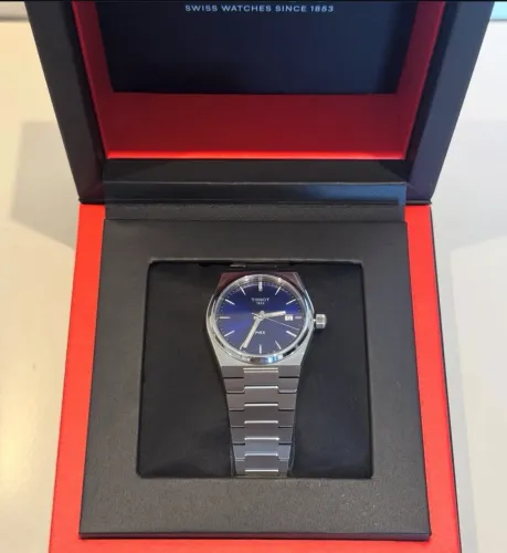 Tissot prx azul 35mm ( 3 meses de uso) completo pouco usado 