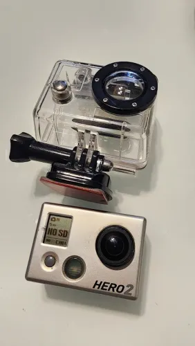 GoPro HD Hero 2 (1080p 30fps) 11MP- Original - Case a prova d'agua - Conservada