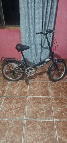 Bicicleta Dobrável Blitz Aro 20 - 6 Marchas + Bagageiro