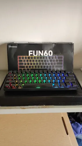 Teclado Magnético Akko Fun60 Pro wired 8000hz NOVO LACRADO