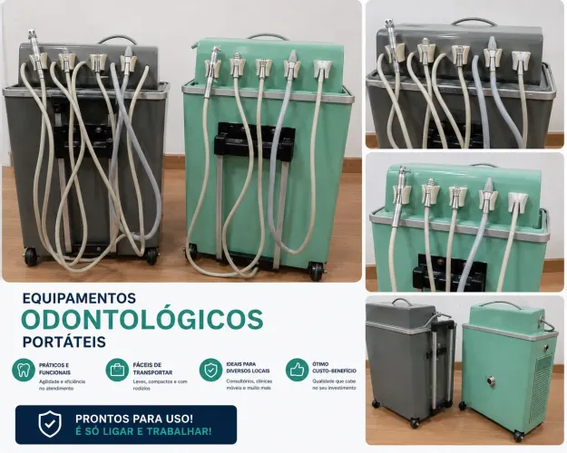 EQUIPAMENTO ODONTOLÓGICO PORTÁTIL À VENDA ? 