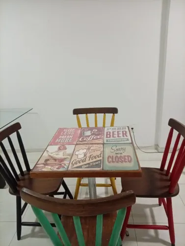 Mesa rústica 