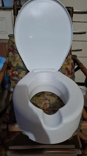 Assento elevado vaso Sanitário 13cm Reforçado 