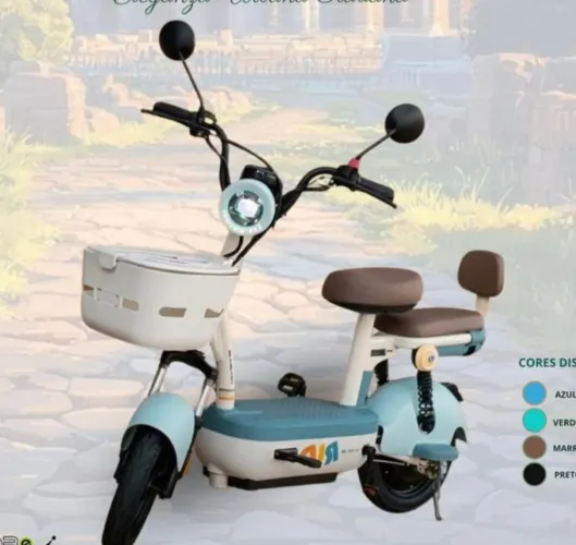 Bike scooter Rovena NFC Bluetooth Lançamento 