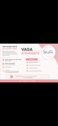 Atendente Lavanderia 