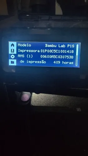 Bambu Lab P1S Combo + AMS | 400h | Garantia + Acessórios