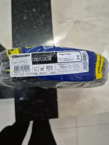 Fio Cobrecom 2.5mm preto
