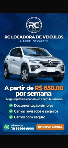Aluguel De Carros Para Motoristas De Aplicativo E Entregas.
