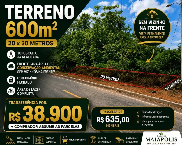 Chácara Maiápolis - Lote diferenciado