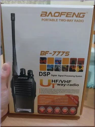 Rádio Comunicador Baofeng 777s com Dois Aparelhos Walkie Talkie Ultimas unidades