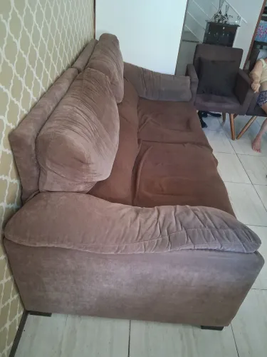 Sofa retratil e reclinacel da etna