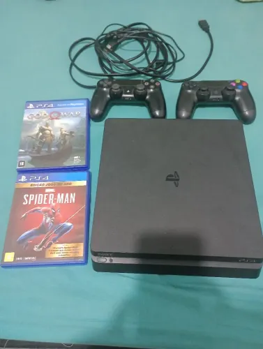 Ps4 com jogos 