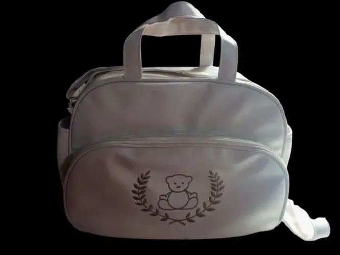 Bolsa Maternidade Cinza Completa - Pouco Uso
