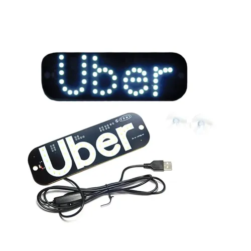 Painel letreiro led UBER
