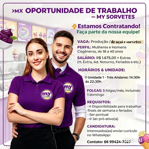 Faça parte da nossa equipe