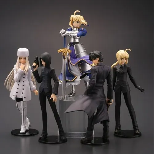 Anime Figure Original Altria Pendragon Fate/Zero Saber Armor Ver. - Kaiyodo Capsule Q