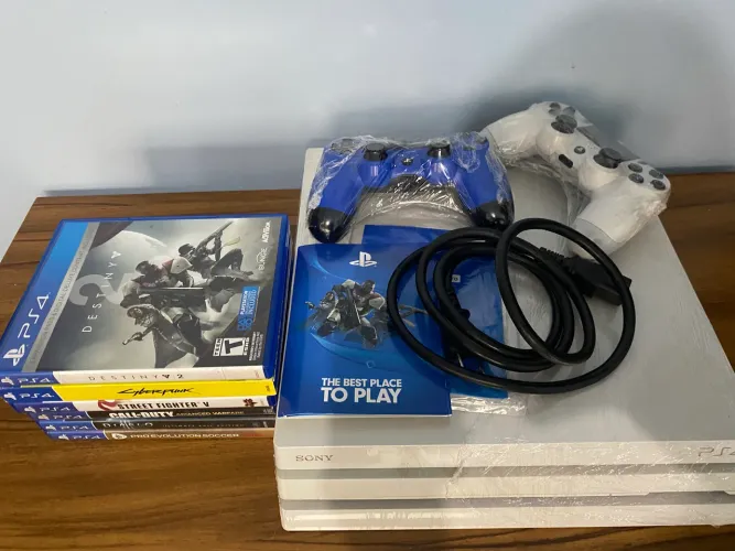 VENDO PS4 PRO BRANCO 1 TB