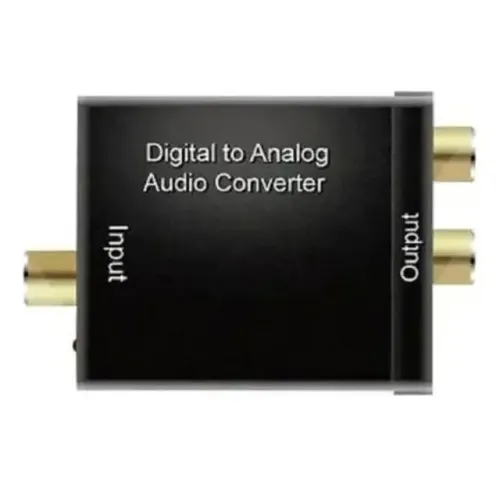 Conversor de Áudio Digital para Analógico Tomate RCA
