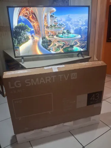 Smart LG 43P com Bluetooth, inteligência artificial com áudio de cinema