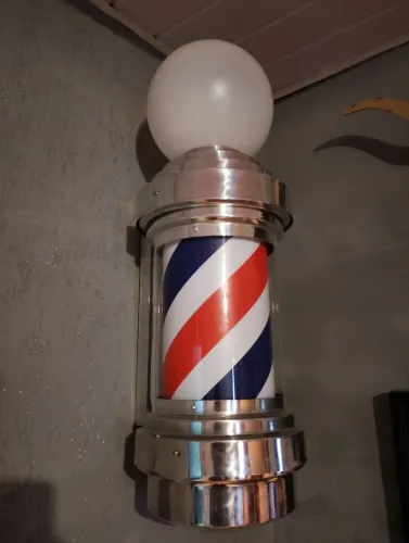 Barberpole intacto pronto pra uso.