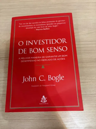 O investidor de bom senso. por John C. Bogle (Excelente estado. Ler descrição.)