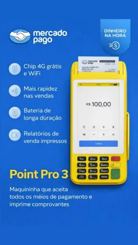 Point Pro 3 Novo modelo cor amarelo