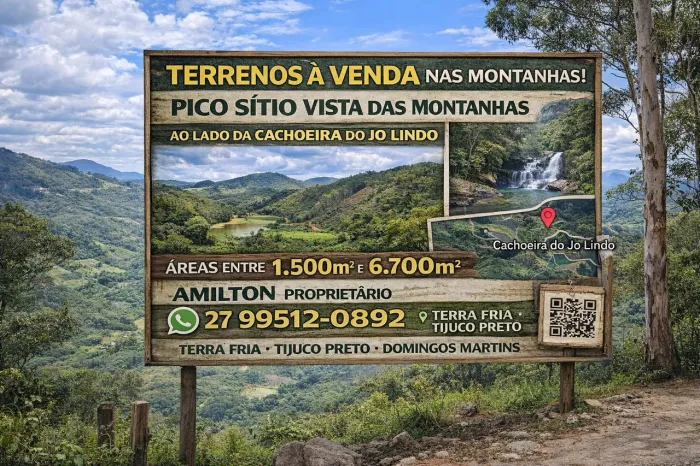 Sitio, vista das montanhas, terra fria, Domingos martins, parcelo, troco, aceito propostas